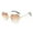 Beige, variant on erfcxs Ladies' Frameless Heart Shaped Sunglasses Fashionable Heart Shaped Glasses Cute Heart Shaped Sunglasses
