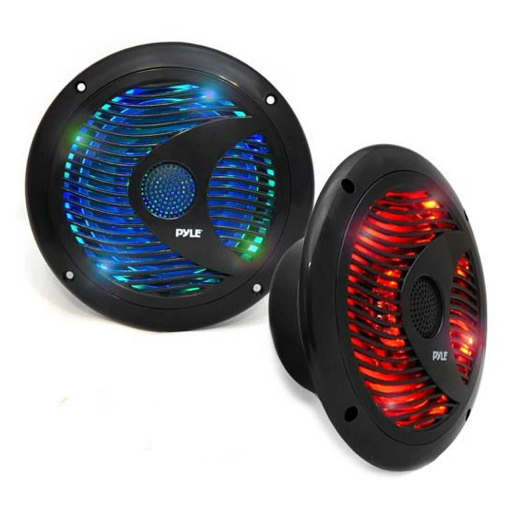 6.5" Waterproof Audio Marine Grade Dual Speakers with Built-in