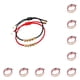 thumbnail image 1 of Pulseras de cuentas de cobre tibetano Minnieouse 2 uds ajustable nudo de la suerte negro rojo 15-22cm, 1 of 4
