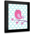 thumbnail image 1 of Robinson, Tamara 15x18 Black Modern Framed Museum Art Print Titled - Bird Floral Branch II, 1 of 5