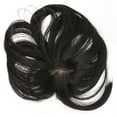 thumbnail image 5 of FELTECHELECTR Human Hair Bangs Air Slanted Bangs Wig Black Synthetic Material 1Pack, 5 of 6