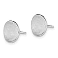 thumbnail image 2 of Primal Silver Sterling Silver Rhodium-plated Scratch Finish Post Earrings, 2 of 5