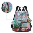 thumbnail image 5 of FORMRS Women's Travel Backpack Purse Anti-Theft Hidden Pockets Casual Shoulder Bag, Pink Door, 5 of 7