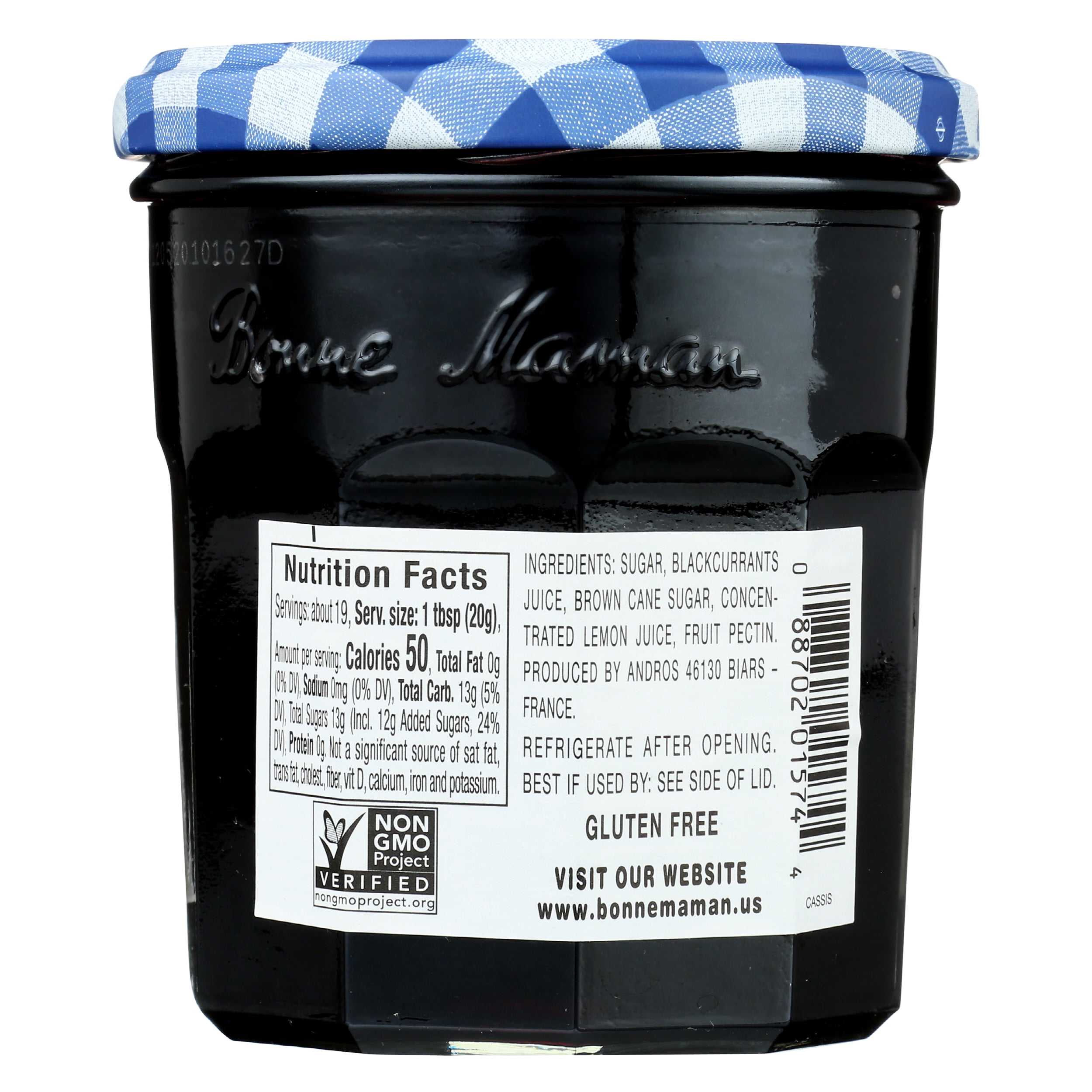Bonne Maman  Blackcurrant Jelly  13 Ounce (Pack Of 6)