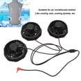 thumbnail image 3 of Ventilador De Tela Para Aire Acondicionado, Ventilador De Chaleco De Refrigeración Ligero De 3 Piezas, 3 Velocidades Para Climas Cálidos, 3 of 7