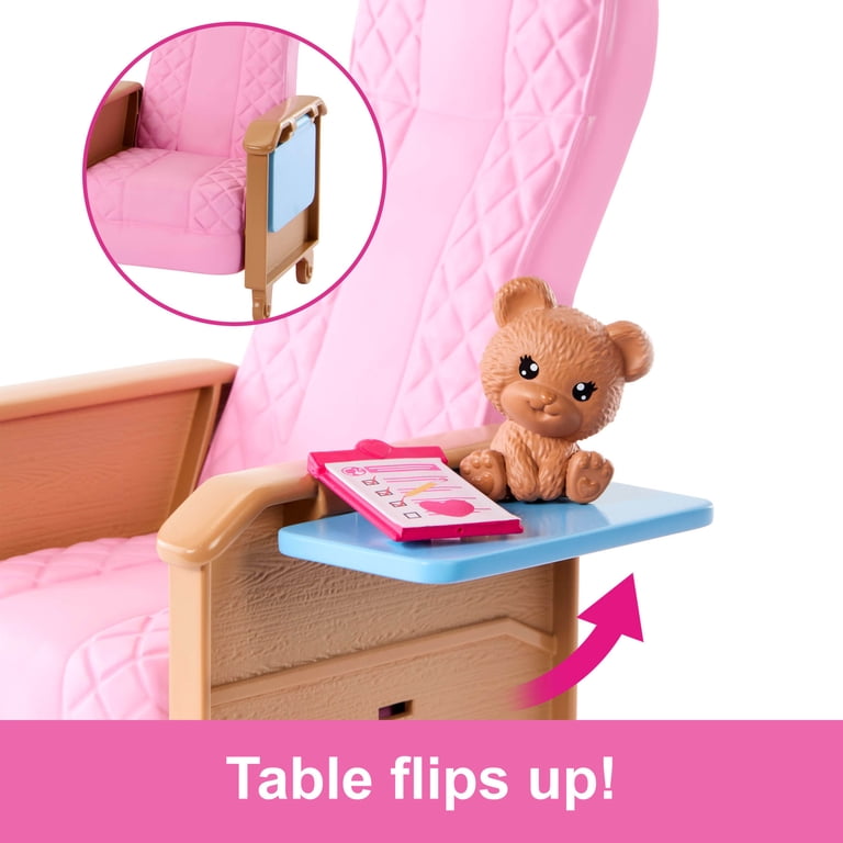 Barbie World Day at the Doctor Toy Playset with Medical Station