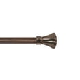 thumbnail image 1 of Versailles - Lexington Flare Curtain Rod Set, Adjustable Length from 86" to 144", Bronze, 1 of 6