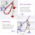 thumbnail image 4 of CIMAXIC 1Pc Rhinestone Flower Cellphone Lanyard Exquisite Wrist Lanyards (Random Color),7.36"X0.39"X0.39", 4 of 5