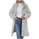 thumbnail image 5 of Abrigos y chaquetas vaqueras de manga larga sin capucha para mujer, abrigos de imitación de invierno lisos, chaqueta polar con bolsillos de solapa y manga larga, abrigo informal de moda para mujer, 5 of 9