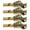 As Shown 2, variant on 4Pcs Animal Head Whistle Craft Whistle Brass Whistle Brass Pendant Whistle Outdoor Whistle