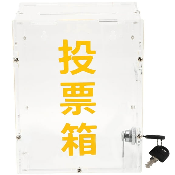 unbranded Charity Buckets with Lids Ballot Box Lock Voting Container