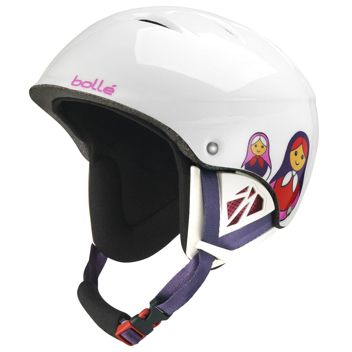 *Bolle Helmets 30995 Shiny White Matriochka 49-53cm B-Kid by Bolle