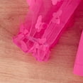thumbnail image 5 of CPNG Toddler Girls Fashion Suit Set Wear 2 Piece Outfits Mesh Sheer Sleeve Button Blazer and Pants Set with Bow Belt(Hot Pink,4 Years), 5 of 9