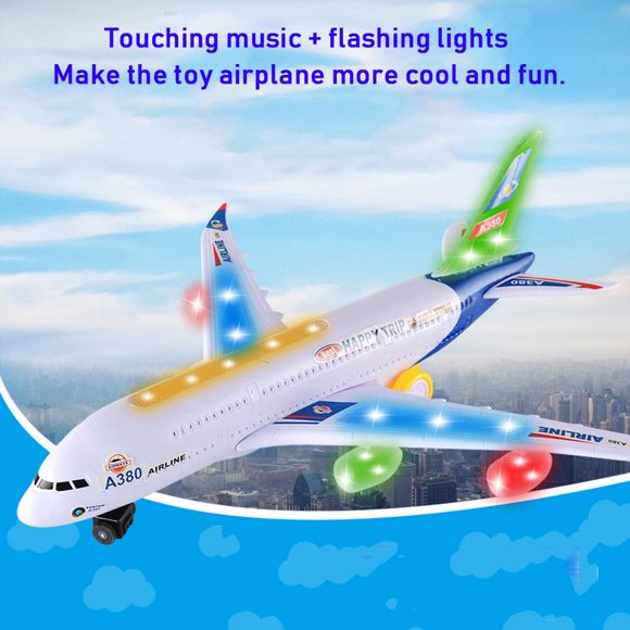 Sound And Light Toy Aircraft, Toy Aircraft, 43CM For Kids Children Model Aircraft