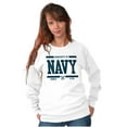 thumbnail image 4 of Property of US Navy Military Service Sweatshirt for Men or Women Brisco Brands L, 4 of 6