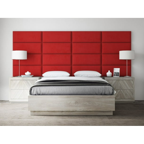 Vant Upholstered Headboards Accent Wall Panels Packs Of 4 Suede Red Melon 30 Wide X 11 5 Height Easy To Install Queen Full Size Headboard Com - Vant Upholstered Wall Panels Headboards Vant Upholstered Headboards Accent Wall Panels Packs Of 4 Suede Red Melon 30 Wide X 11 5 Height Easy To Install Queen Full Size Headboard Com - Vant Upholstered Wall Panels Headboards
