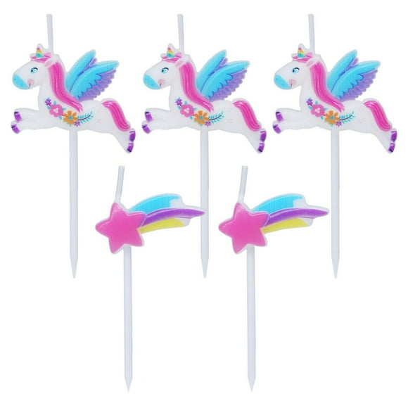 Unicorn pick candles, Unicorn candles