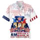 thumbnail image 3 of Camisetas estampadas en 3D con la bandera de EE. UU. a la moda para hombres, ropa divertida con estampado de perro y animal, camisetas hawaianas de manga corta para playa, vacaciones, Y2k, 3 of 5