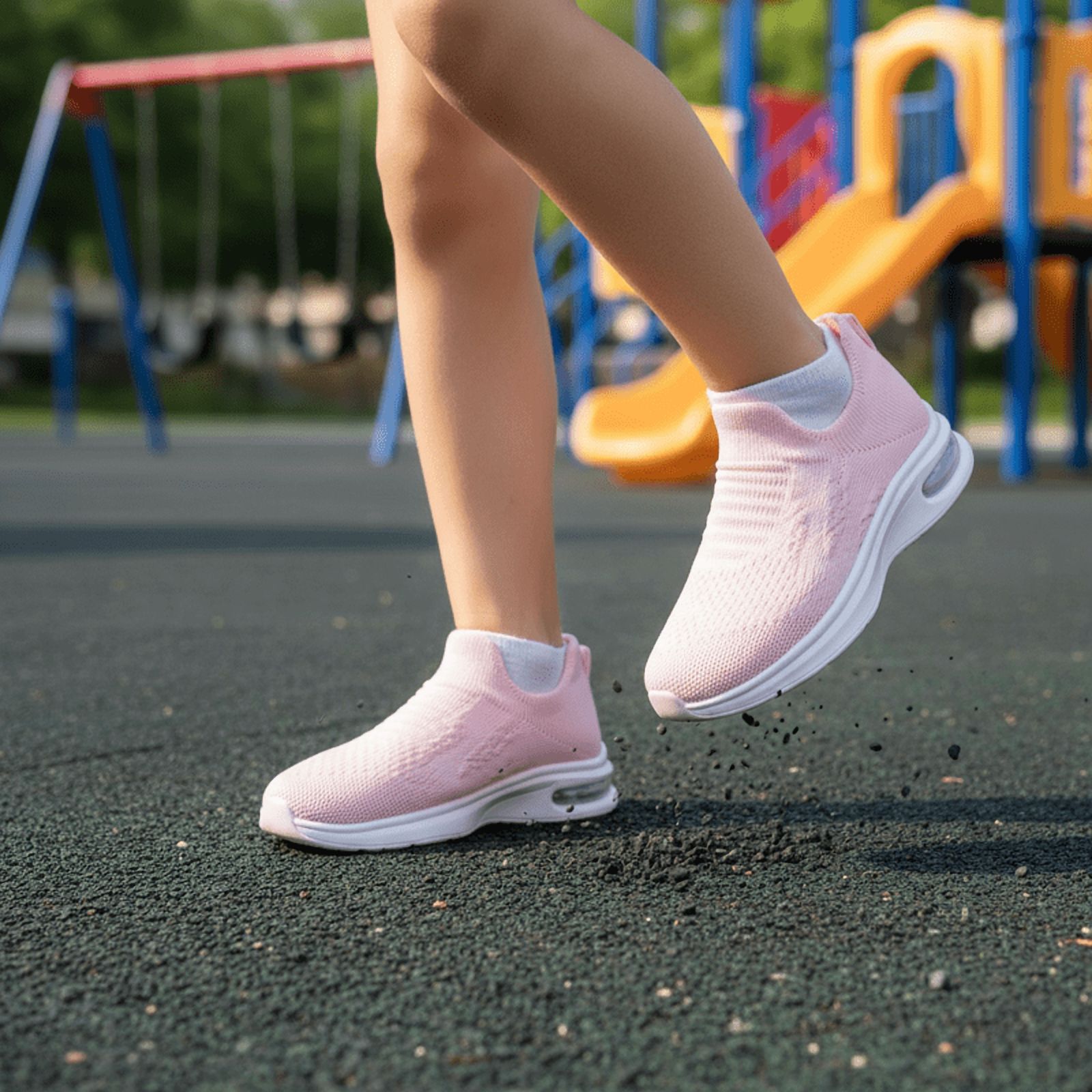 YHOON Girls Slip-On Lightweight School Sneaker photo 7