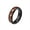 6MM-Black, variant on Unisex Tungsten Steel Wood Veneer Maple Inlaid Whisky Barrel Dome Wedding Ring Promise Engagement Jewelry 6MM-Rose Gold Size 12