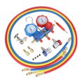thumbnail image 4 of Yeacher AC Diagnostic Manifold Gauge Set,HVAC Diagnosti Tool for Auto Household R22 R134A R404A R410A Refrigerant,5FT Hose Adjustable Quick Coupler, 4 of 8