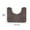 Coffee(Fashion), variant on 19*19Inch U-Shaped Toilet Bath Mat, Ultra Soft Plush Non Slip Water Absorbent Rug, Fits Toilet Base Bathroom Floor Mat