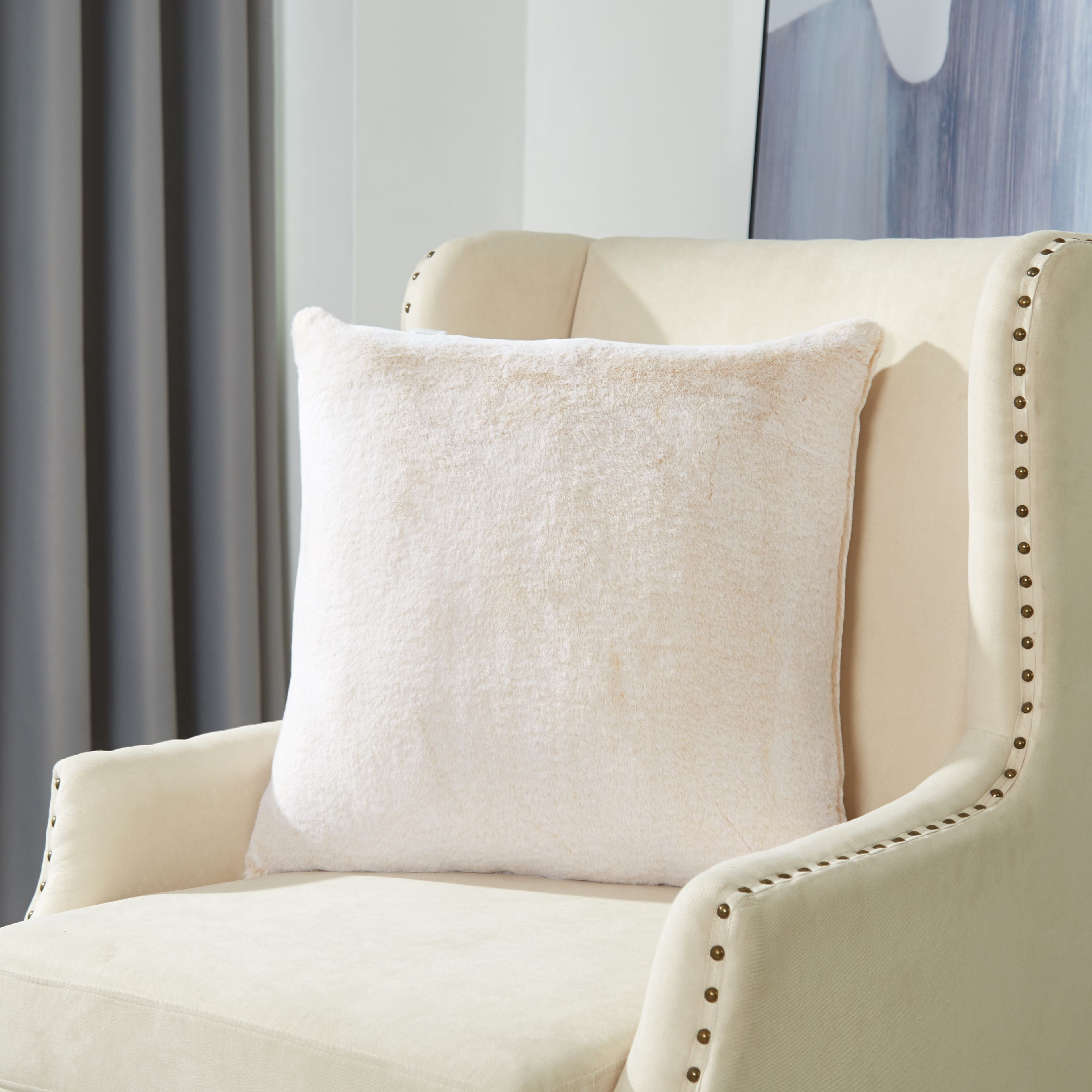 Better Homes & Gardens Luxe Faux Fur Decorative Throw Pillow
