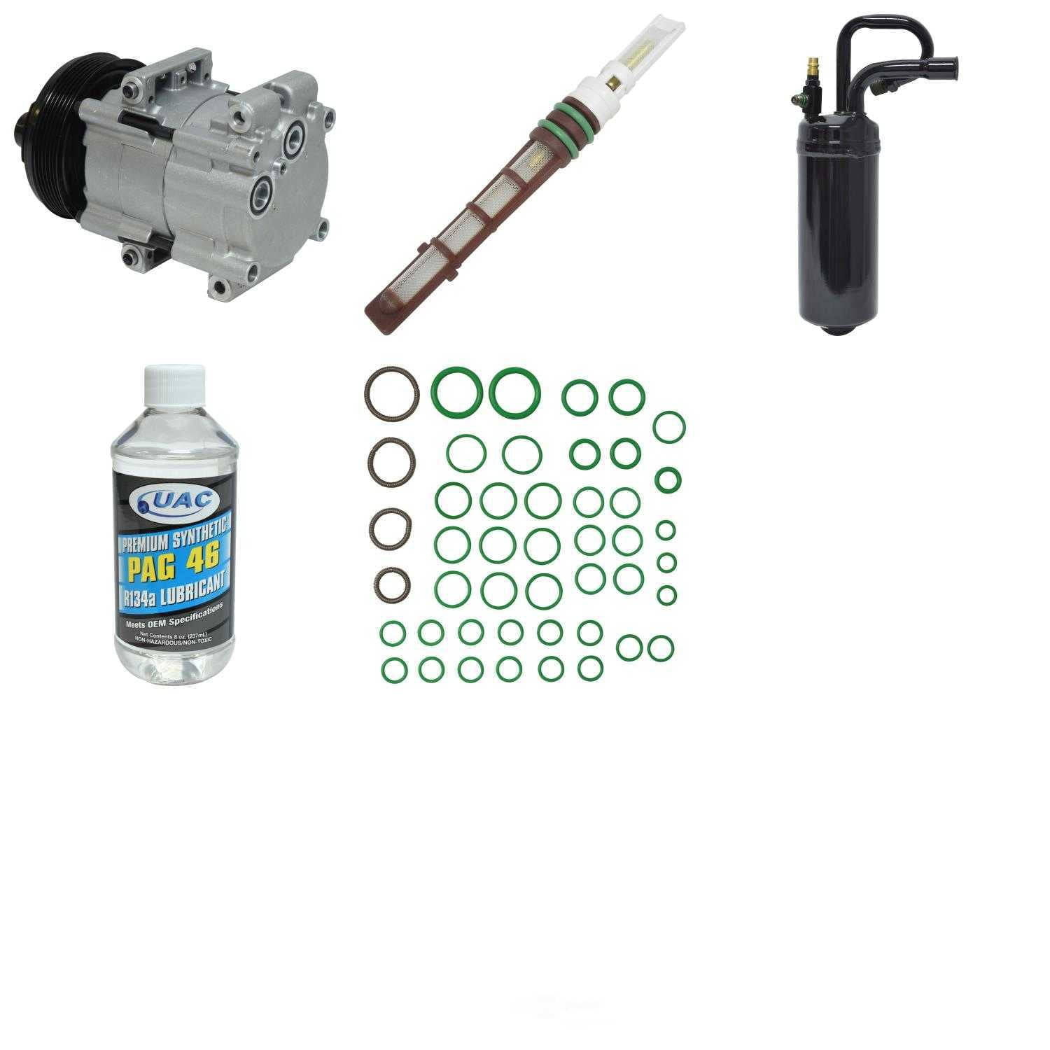 A/C Compressor and Component Kit -- Compressor Replacement Kit Fits select: 2010-2011 FORD RANGER SUPER CAB, 2008-2009 FORD RANGER