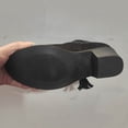 thumbnail image 6 of Dakaela Women Ankle Boots Round Toe Tassel Short Booties Suede Dress Western Shoes with Side Zippers, 6 of 8