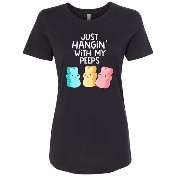 Inktastic Easter Hangin' with My Peeps Women's T-Shirt