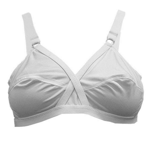 Private Label First Quality - Cross Your Heart Bra, White - Size 32D ...