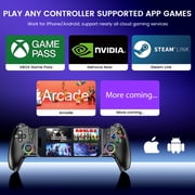 Switch 2 Controller, Wireless Pro Controller for Switch 2/Switch/OLED & iPhone/Android - Hall Effect Joystick, Wireless Mobile Gaming Controller with RGB, Programmable Back Buttons, Extendable Design