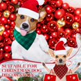 thumbnail image 2 of Bandanas navideñas a cuadros para perros Abbylike, 50 unidades, 2 of 6