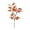 Orange, variant on Fake Flower Bouquet Artificial Maple Leaves Branch Fake Fall Leaves Stems Plants Outdoor For Home Kitchen Thanksgiving Decor,Brown Household Imitation