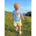thumbnail image 3 of BemeyourBBs Toddler Baby Boy Summer Clothes Infant Baby Boys Zoo Animal Outfits Adorable Animal Embroidery Short Sleeve T Shirt Tops and Plaid Shorts Set, 3 of 9
