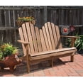 thumbnail image 2 of Linon Brookhaven Outdoor Durable Wood Bench - Acorn, 2 of 8
