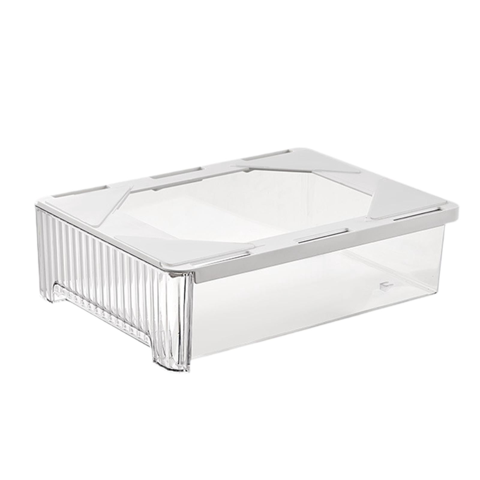 Fiocias PET Material Slide Out Under Desk Drawer with Spacious Compartment for Organizer L