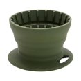 thumbnail image 3 of jifeng Filtre à Café Pliable pour Bureau Randonnée Vert Foncé, 3 of 9