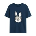 thumbnail image 1 of Men Casual Fashion Round Neck Pullover Easter Print T-Shirt Short Sleeve Tops, 1 of 3