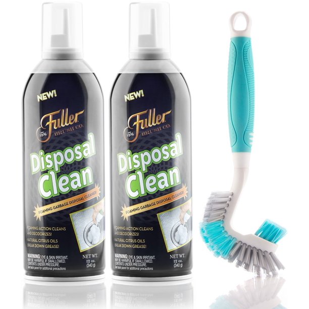 Fuller Brush Garbage Disposal Drain Cleaner Foam with Multipurpose Brush Kit