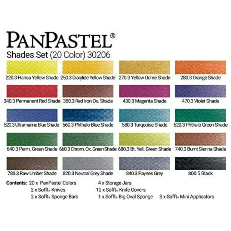 Pan Pastel 20 Piece Painting Set (Assorted Colors)