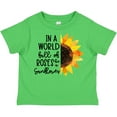 thumbnail image 3 of Inktastic Summer in a World Full of Roses Be a Sunflower Boys or Girls Toddler T-Shirt, 3 of 5