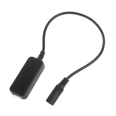 Necvior DC to USB Adapter 5.5x2.1mm Female to USB TypeA Female Connector Charger Adapter