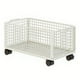 thumbnail image 4 of Carrito de almacenamiento debajo de la mesa, contenedor rodante de hierro, organizador de escritorio, estante, carrito Blanco, 4 of 9
