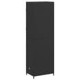thumbnail image 4 of vidaXL Garden Storage Cabinet Black 59x40x180 cm Poly Rattan, 4 of 5