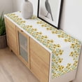 thumbnail image 4 of Yellow Daisy Table Runner 36 Inches Long Farmhouse Dress Scarves, Spring Summer Pastoral Garden Floral Blossom Dining Tablerunner for Coffee Table/Kitchen Island/Party Décor, Small 13" x 36", 4 of 8