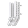 thumbnail image 3 of Organizador Almacenamiento Baterías Dispensador Pequeñas AA Y AAA Montado en La Pared () Blanco, 3 of 6