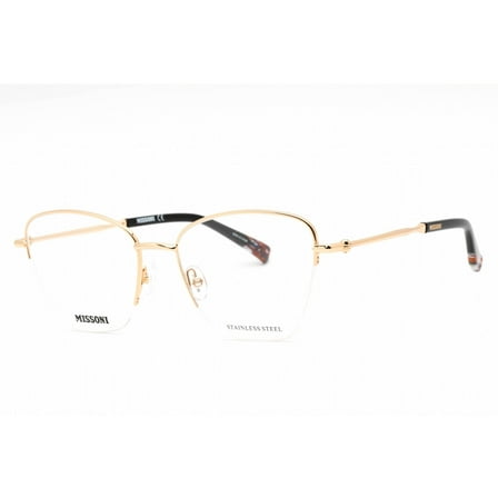 Missoni MIS 0122 0000 00 Women's Rose Gold Half Rim Eyeglasses