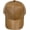 Deep Khaki, variant on Women's Men's Pure Color PU Leather Baseball Cap Adjustable Trucker Hat Golf Hat