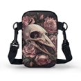 thumbnail image 2 of HELLHERO Small Crossbody Purse Wolf Pattern 4.33"x1.97"x7.09" 2 Layers Adults for Daily Use with Zipper, 2 of 7